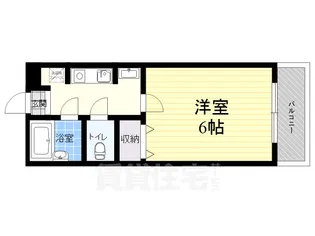 アーバンジャングルプレース174s【4階】の間取り