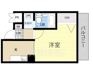 ティーホームズ新大阪【7階】の間取り