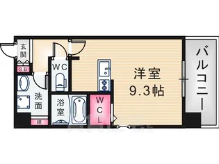Le CINQ 尼崎東【5階】の間取り
