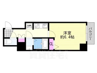 インザグレイス塚本ソレイユ【4階】の間取り