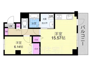 Nシャンブル【5階】の間取り