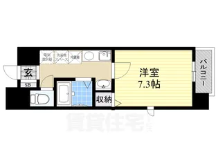 マインズ・コム新北野【5階】の間取り