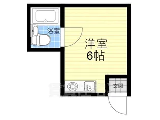 新大阪サンマンション1号館【2B号室】の間取り