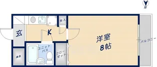 ナンソーコーポ【4階】の間取り