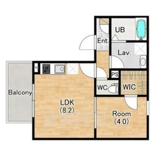 ジーメゾン堺フィオーレ【1階】の間取り