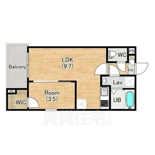 ジーメゾン堺フィオーレ【3階】の間取り