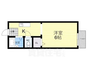 エスポワール岡田【2階】の間取り