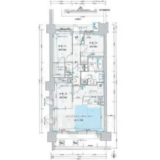 プレサンス ロジェ 岐阜 長良橋通り【3階】の間取り
