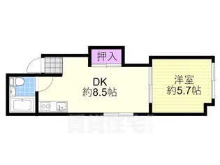 クリエイト野里ビル【5階】の間取り