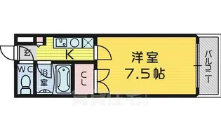 フジワラ堺マンション【1階】の間取り
