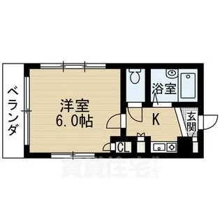 シャルマンフジ堺市弐番館【105号室】の間取り