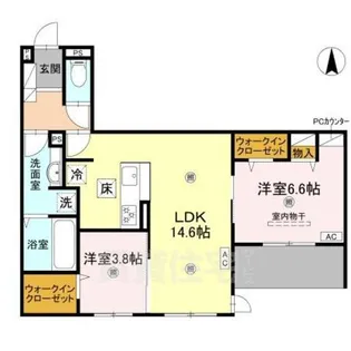 吉勇【2階】の間取り