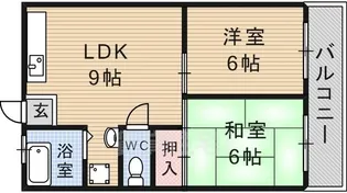 メゾンブランシュ【402号室】の間取り