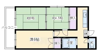 アリエスハイツ【5階】の間取り