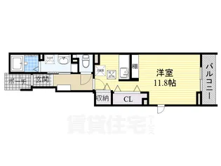 Lis blanc【1階】の間取り