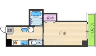 LakiaApartment夙川【2階】の間取り