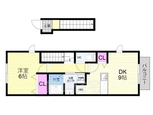 ポルト グランデ【2階】の間取り