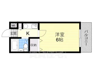 ベルシャトー【3階】の間取り