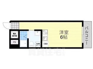 ネオハイツ新淀川【211号室】の間取り