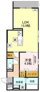 上甲子園廣和レジデンス【1階】の間取り