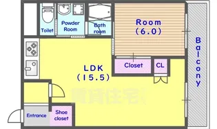WestHILL TAKATSUKA2【5階】の間取り