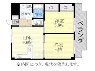 ラディアント柴田【8階】の間取り