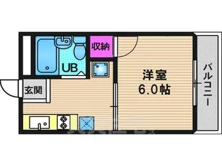 カケイハイツ【3階】の間取り