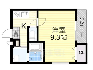 フジパレス駒川中野3番館【2階】の間取り