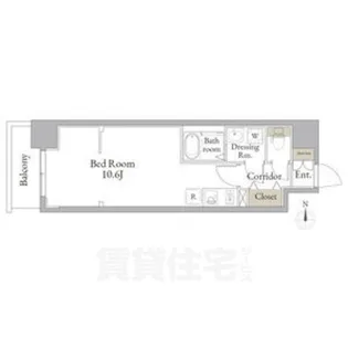 ArtizA金山【6階】の間取り
