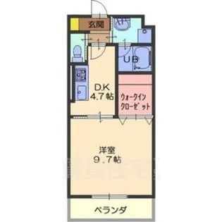 ポーラスター【2階】の間取り