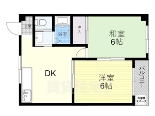 ハイツ廣伸【2階】の間取り