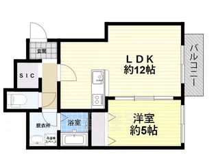 大阪府堺市堺区大浜中町2丁【アパート】の間取り