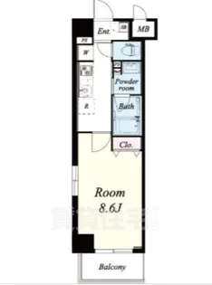 ネクサス西宮【7階】の間取り