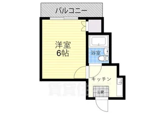 かねまつ東三国マンション【4階】の間取り