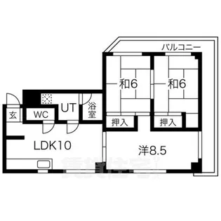 シャトル松尾【7階】の間取り
