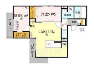 グラン アルベロ【2階】の間取り