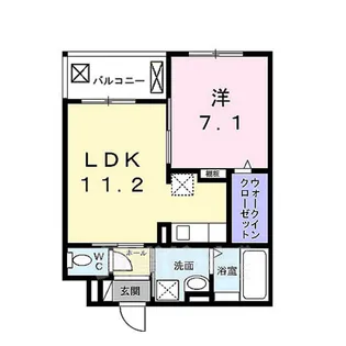 シャルマン唐橋南2【3階】の間取り