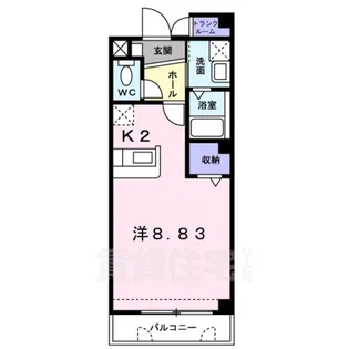 レジデンスAyu【3階】の間取り