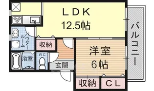 グリーンタウンE棟【2階】の間取り