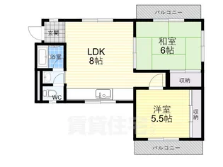 鳳ハイム【3階】の間取り