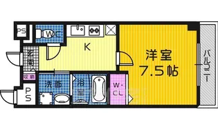 サザンクレスト七道【402号室】の間取り