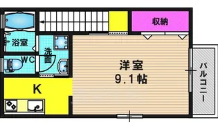 「ボワ・ヴィラージュⅡ」【2階】の間取り