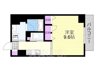 シティポケット【501号室】の間取り