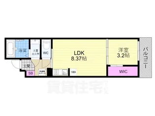 シエーナグランデ四条烏丸【4階】の間取り