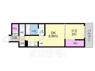 シエーナグランデ四条烏丸【1階】の間取り