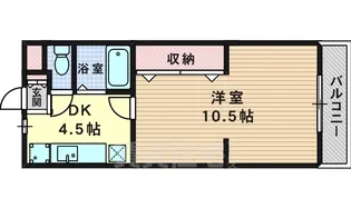 大八木マンション【308号室】の間取り