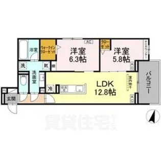 luvita上社【2階】の間取り