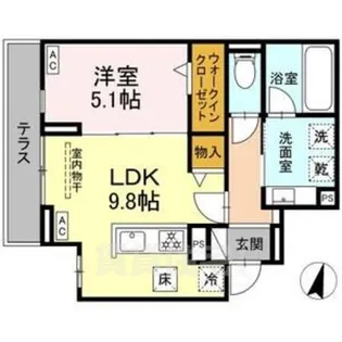 luvita上社【1階】の間取り
