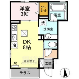 NGE758 B【1階】の間取り