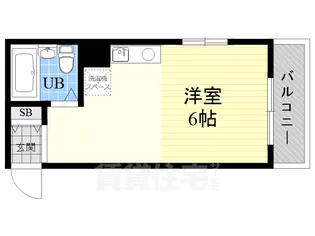 R-CUBE新大阪 旧丸栄ビル【7階】の間取り